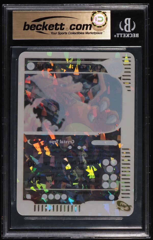 2003 POKEMON SKYRIDGE BOX TOPPER CRYSTAL CHARIZARD #9 BGS 10 PRISTINE