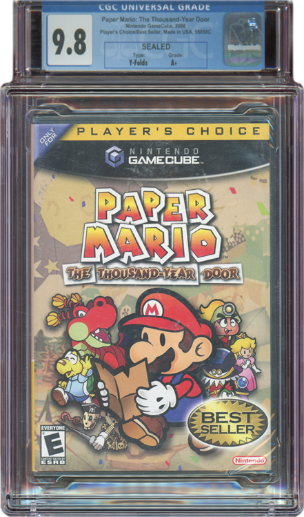 Paper Mario The Thousand-Year Door Player's Choice and Best Seller for hotsell GameCube