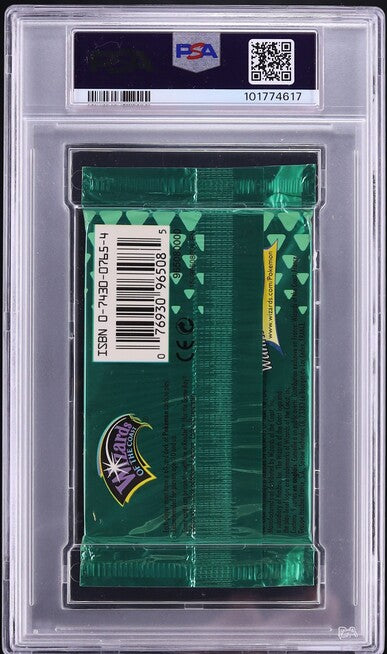 2003 POKEMON SKYRIDGE VAPOREON BOOSTER PACK PSA 7