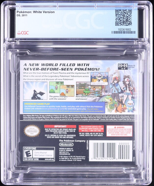 2011 POKEMON WHITE VERSION NINTENDO DS CGC 9.8 A+ SEALED