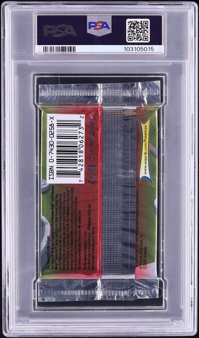 2000 POKEMON NEO GENESIS 1ST EDITION MEGANIUM BOOSTER PACK PSA 9