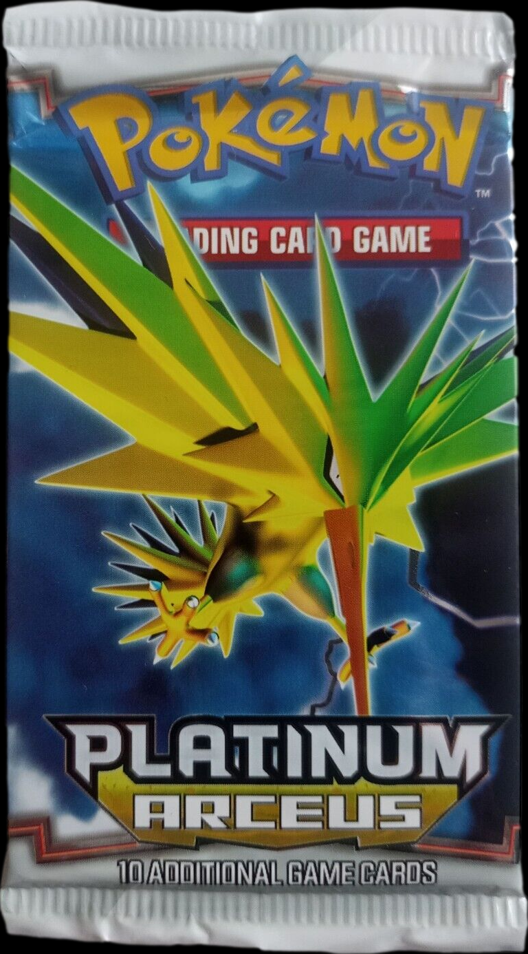 2009 POKEMON PLATINUM ARCEUS ZAPDOS BOOSTER PACK SEALED *GENERIC IMAGE*