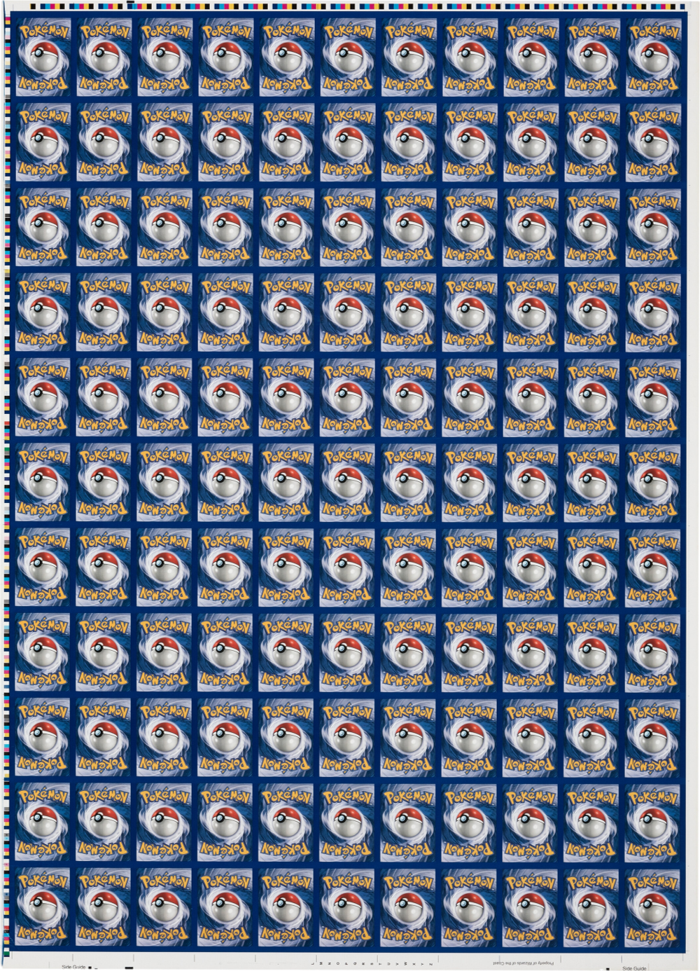 1999 POKEMON JUNGLE UNCUT SHEET *VERY GOOD CONDITION*