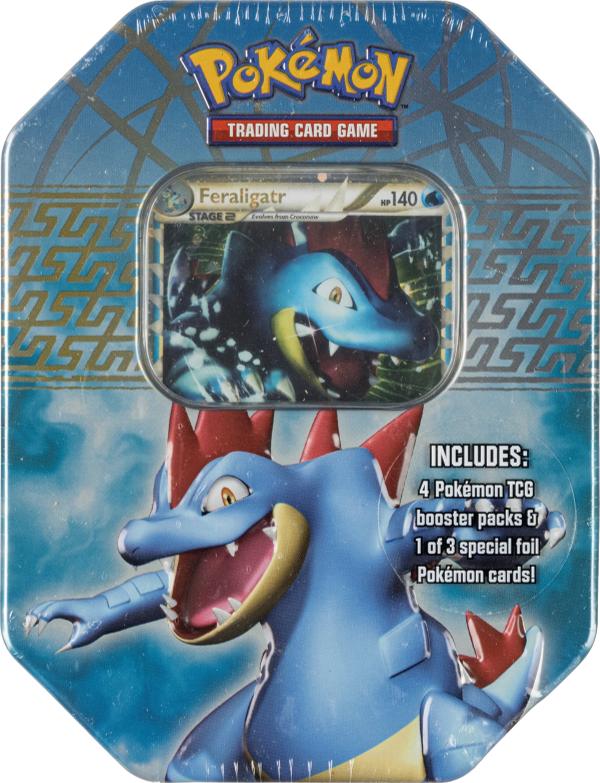 2010 POKEMON HEARTGOLD & SOULSILVER HGSS FERALIGATR COLLECTOR'S TIN SEALED *GENERIC IMAGE* 2010 POKEMON HEARTGOLD & SOULSILVER HGSS FERALIGATR COLLECTOR'S TIN SEALED *GENERIC IMAGE*
