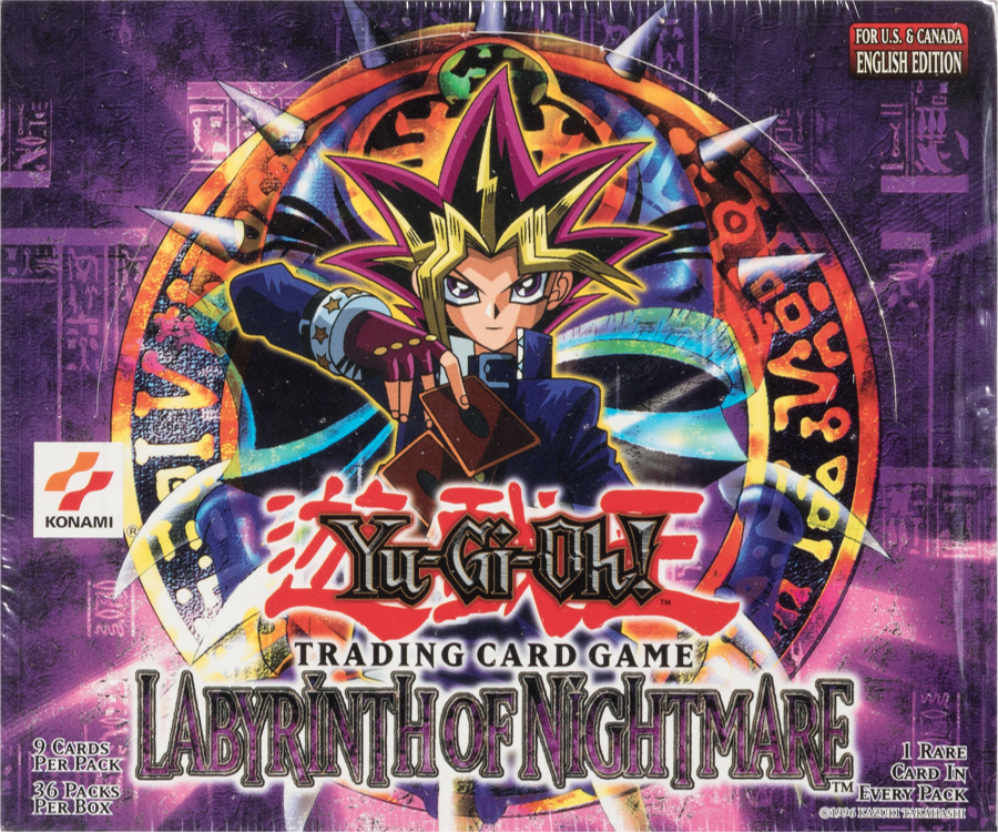 2003 YU-GI-OH! YUGIOH LABYRINTH OF NIGHTMARE BOOSTER BOX SEALED *GENERIC IMAGE*