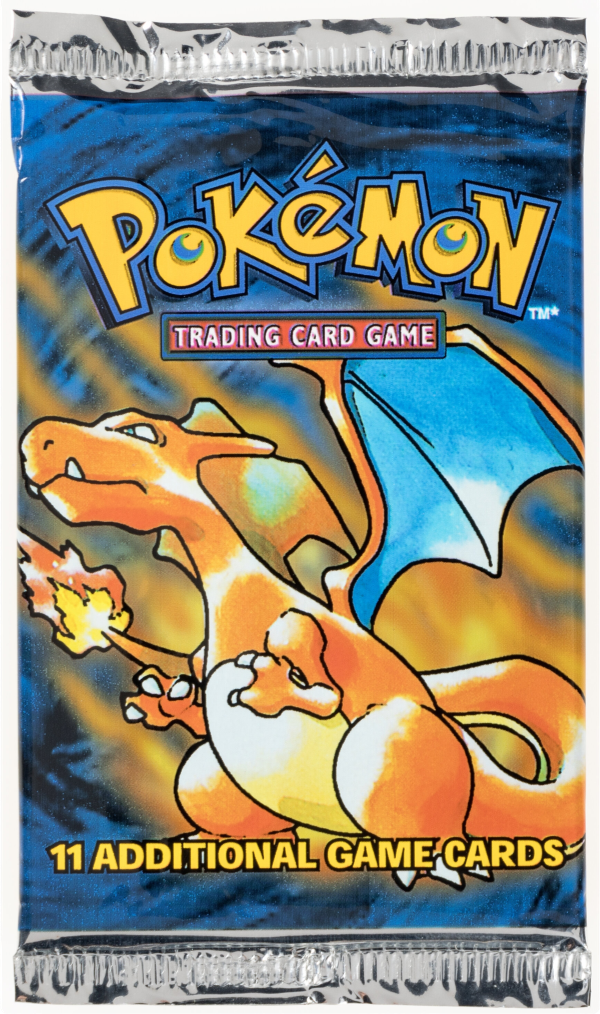 1999 POKEMON BASE SET CHARIZARD BOOSTER PACK SEALED *GENERIC IMAGE*