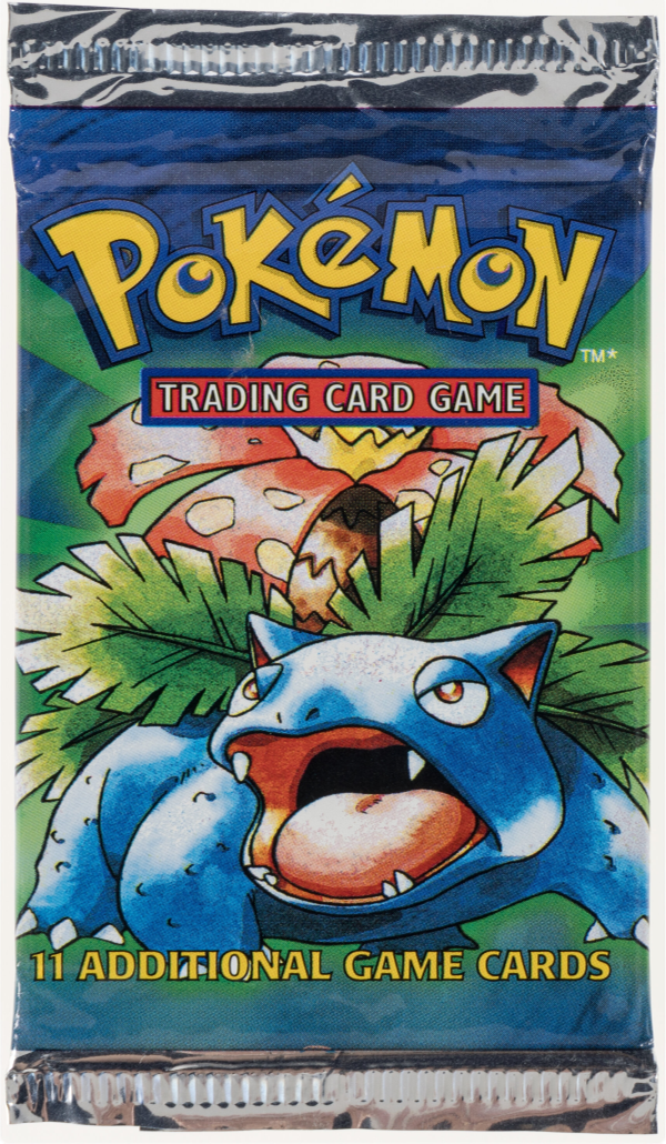 1999 POKEMON BASE SET VENUSAUR BOOSTER PACK SEALED *GENERIC IMAGE* lowpopping 1999 POKEMON BASE SET VENUSAUR BOOSTER PACK SEALED *GENERIC IMAGE* lowpopping