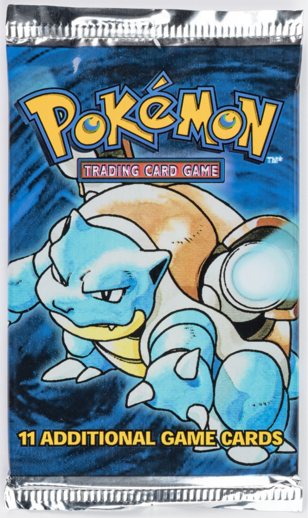 booster pack pokemon 1999 1999 POKEMON BASE SET BLASTOISE BOOSTER PACK SEALED *21.2-21.3 GRAMS