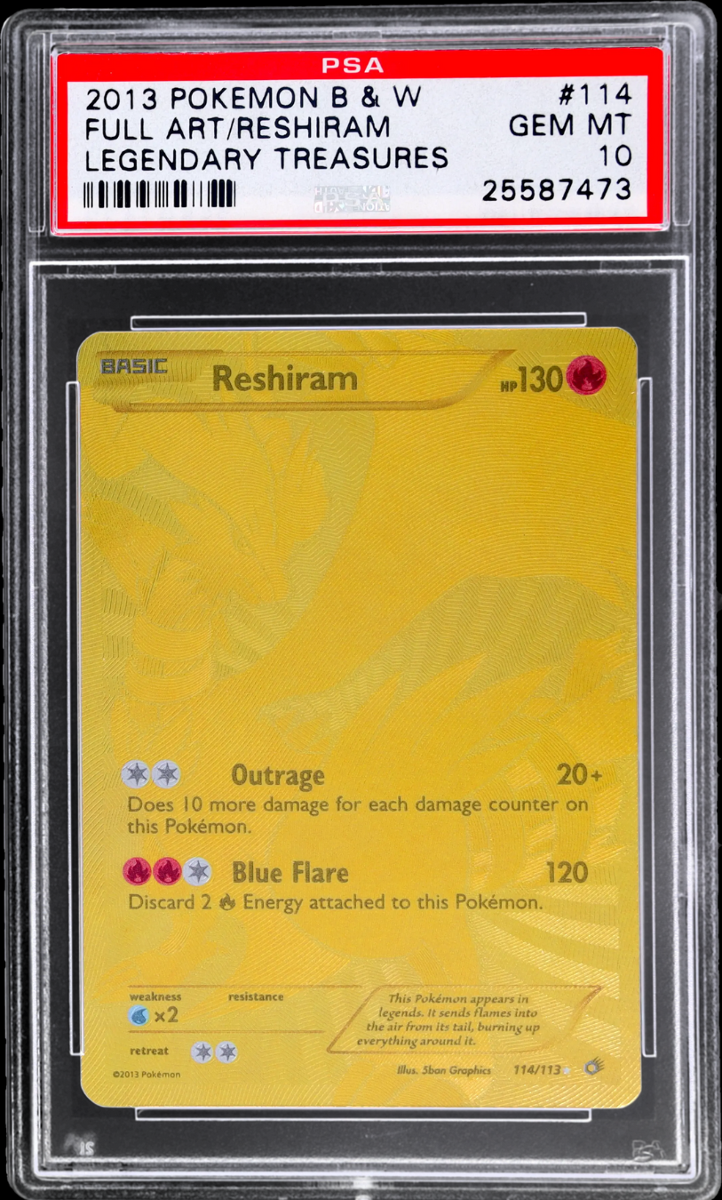 reshiram gold pokemon card Pokemon Reshiram V GOLD DISPLAY Card MINT CONDITION
