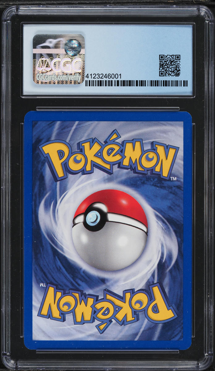 1999 POKEMON BASE SET BLACK FLAME ERROR HOLO NINETALES #12 CGC 8.5