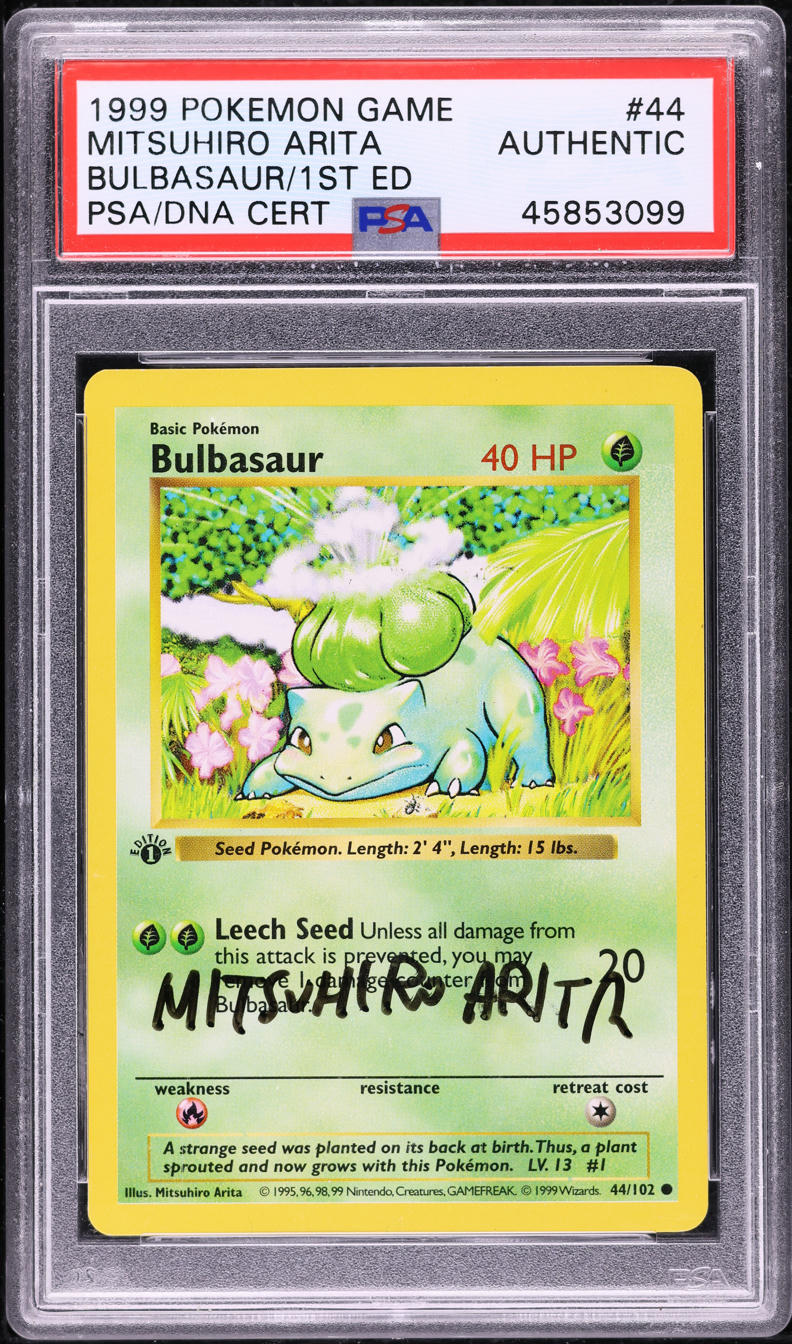 Bulbasaur 1st edition shadow less 英語版初期 ポケモンカード