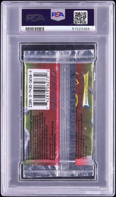 2000 POKEMON NEO GENESIS 1ST EDITION TYPHLOSION BOOSTER PACK PSA 10