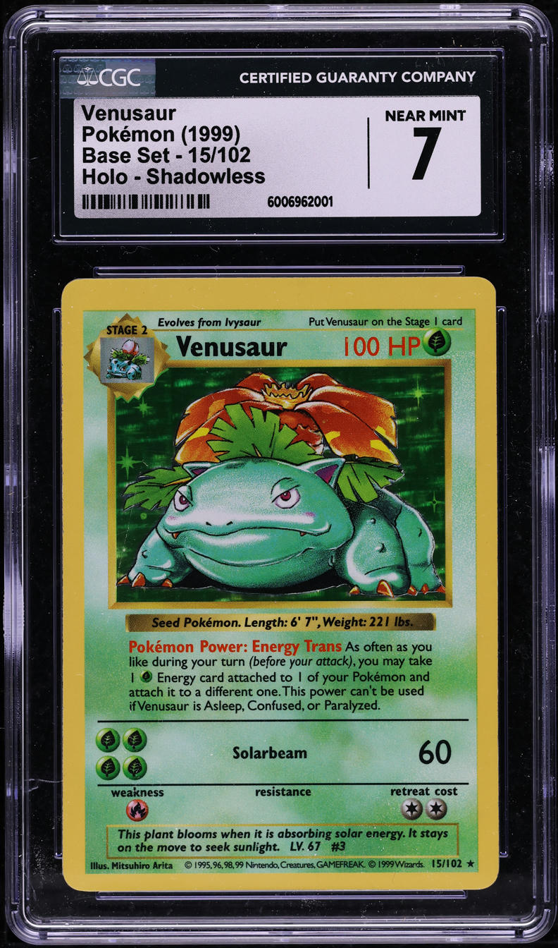 Outlet Base set venasaur shadowless holo