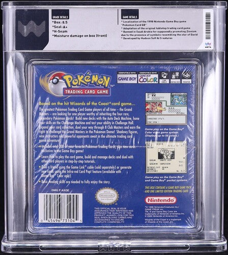 2000 POKEMON TRADING CARD GAME GAME BOY COLOR GBC WATA 8.5 A+ SEALED