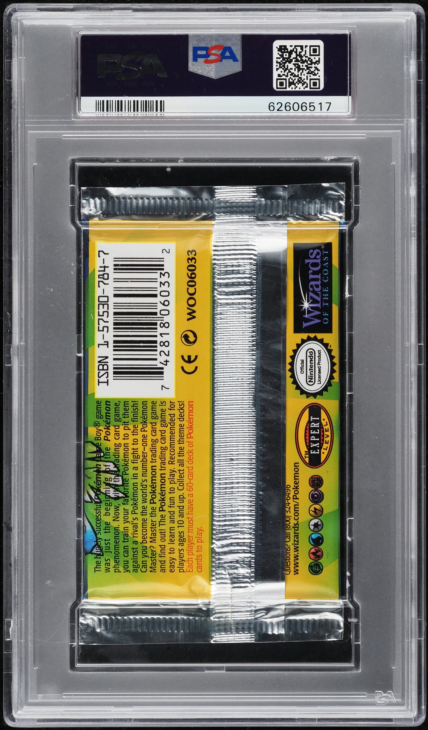 1999 POKEMON BASE SET TRIANGLE ERROR BOOSTER PACK VENUSAUR ART PSA 10 GEM MINT