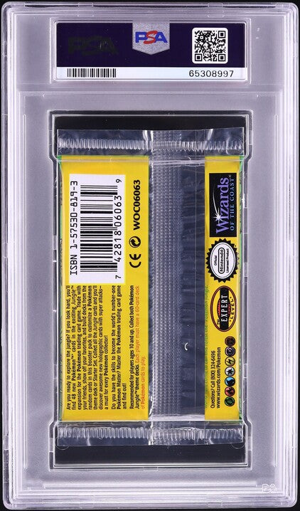 1999 POKEMON JUNGLE 1ST EDITION SCYTHER BOOSTER PACK PSA 10 GEM MINT