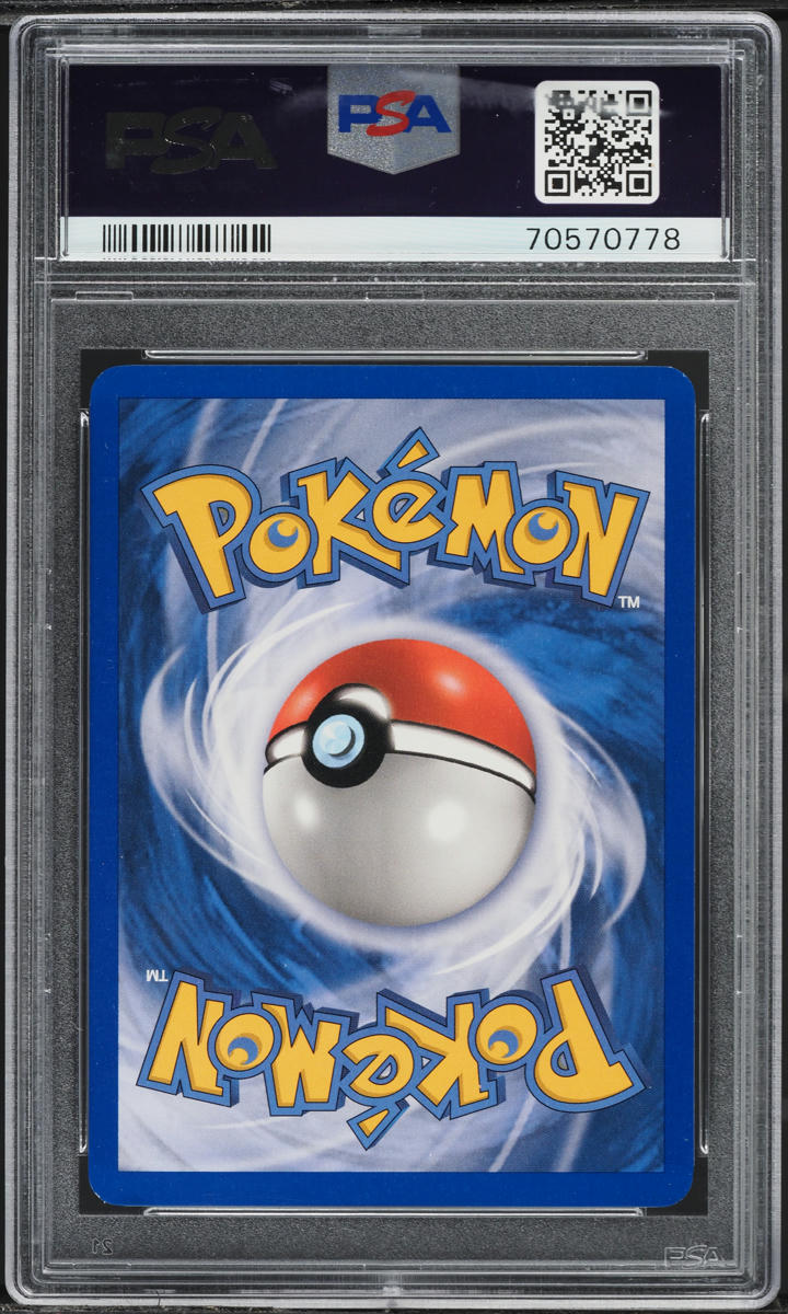 2005 POKEMON EX UNSEEN FORCES HOLO RAIKOU GOLD STAR #114 PSA 9 MINT