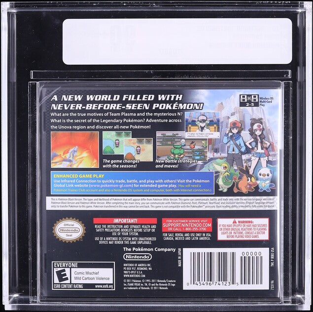 2011 POKEMON BLACK VERSION NINTENDO DS VGA 90+ SEALED