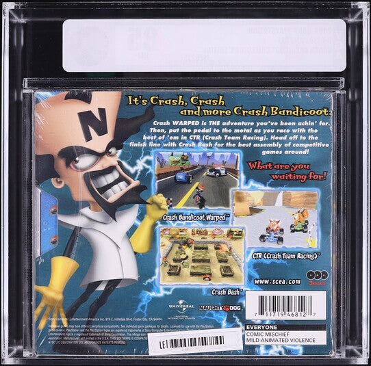 2002 CRASH BANDICOOT COLLECTORS' EDITION PLAYSTATION 1 PS1 VGA 85 SEALED