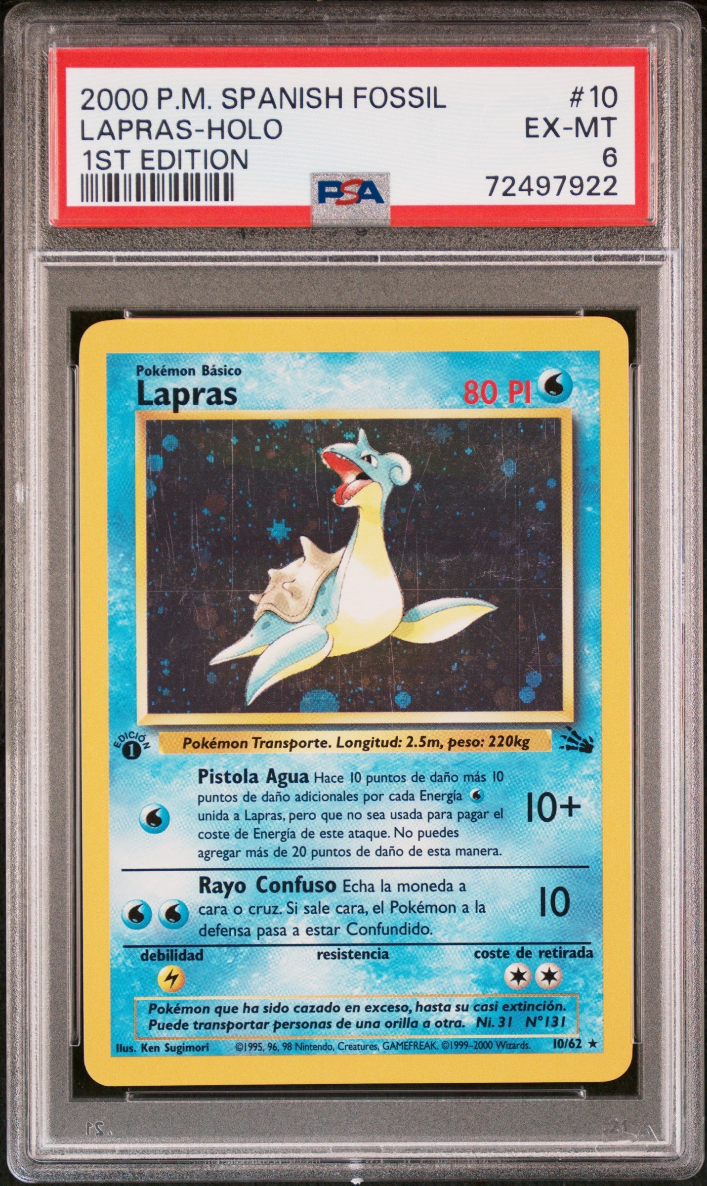 first edition spanish pokemon cards 1999 Pokemon Spanish Base Set 1st Edition Defender #80 CGC 9 MINT