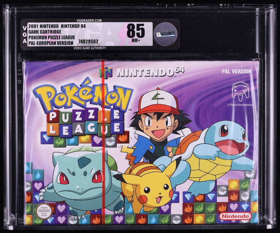 2001 POKEMON PUZZLE LEAGUE NINTENDO 64 N64 VGA 85 SEALED – lowpopping
