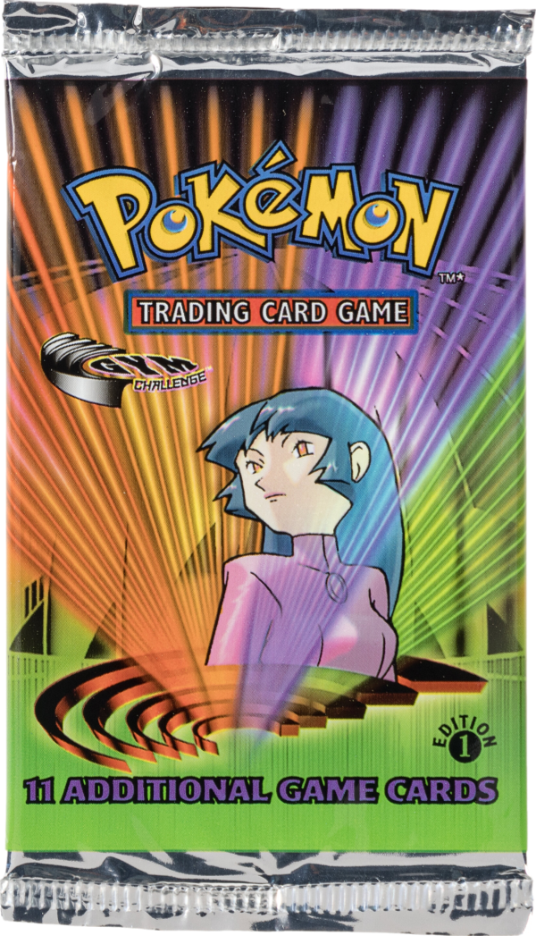 2000 POKEMON GYM CHALLENGE 1ST EDITION SABRINA BOOSTER PACK SEALED *GENERIC IMAGE*
