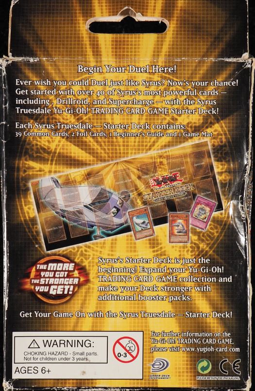 2007 YU-GI-OH! YUGIOH! SYRUS TRUESDALE STARTER DECK SEALED