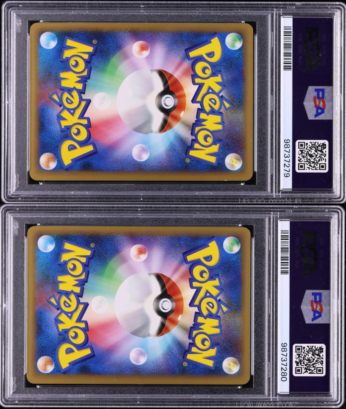 2010 POKEMON JAPANESE HGSS REVIVING LEGENDS 1ST EDITION RAIKOU & SUICUNE LEGEND PAIR PSA 10
