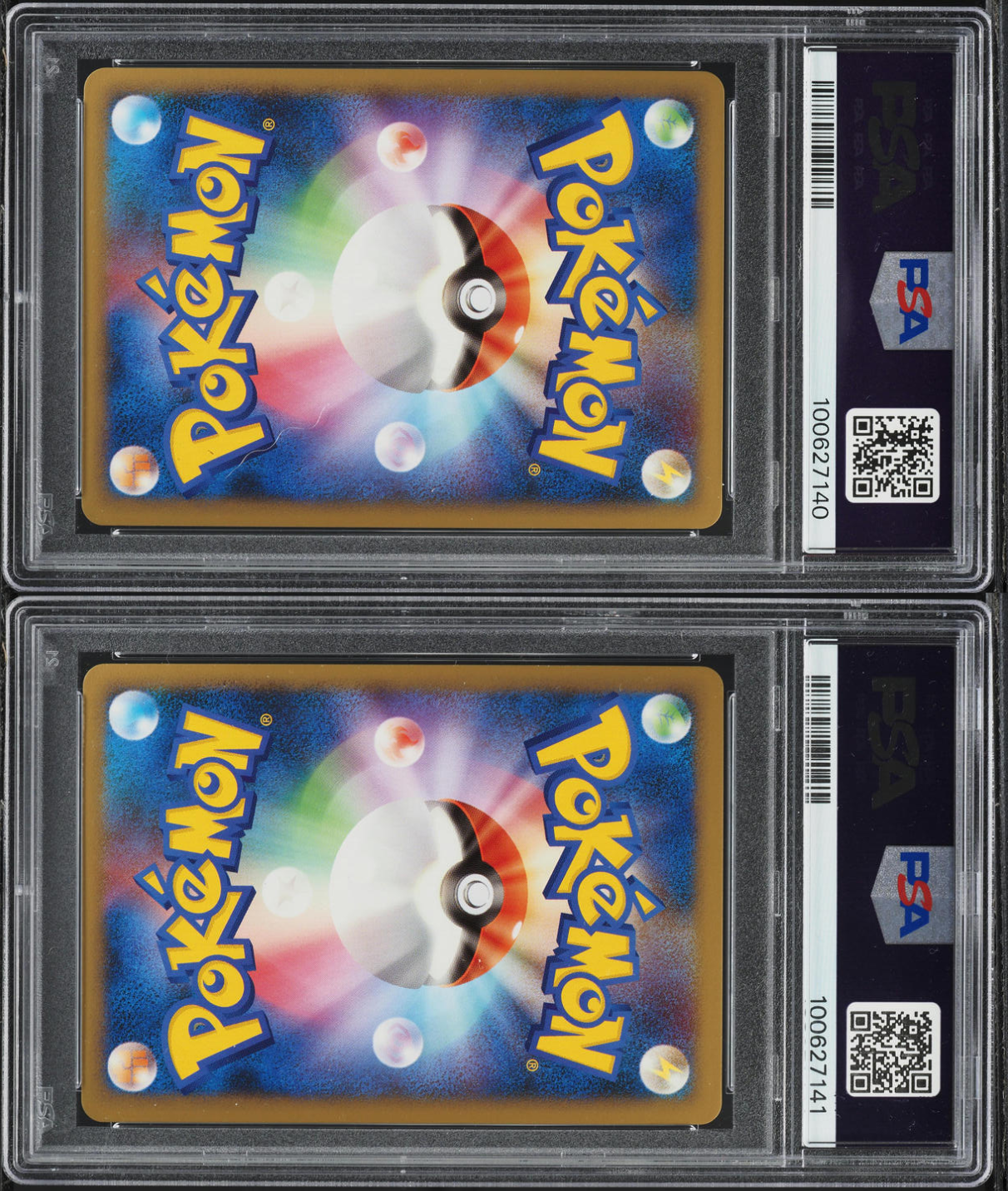 2010 POKEMON JAPANESE REVIVING LEGENDS 1ST EDITION ENTEI & RAIKOU LEGEND PAIR PSA 10