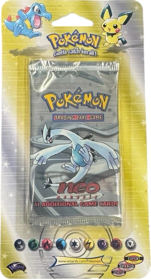 2000 POKEMON NEO GENESIS LUGIA BLISTER PACK SEALED *GENERIC IMAGE*