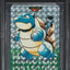 1996 POKEMON JAPANESE BANDAI CARDDASS VENDING GREEN PRISM BLASTOISE #9 BGS 9.5 GEM MINT
