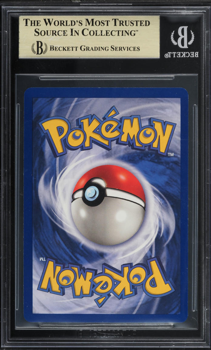 1999 POKEMON BASE SET SHADOWLESS 1ST EDITION HOLO POLIWRATH #13 BGS 9.5