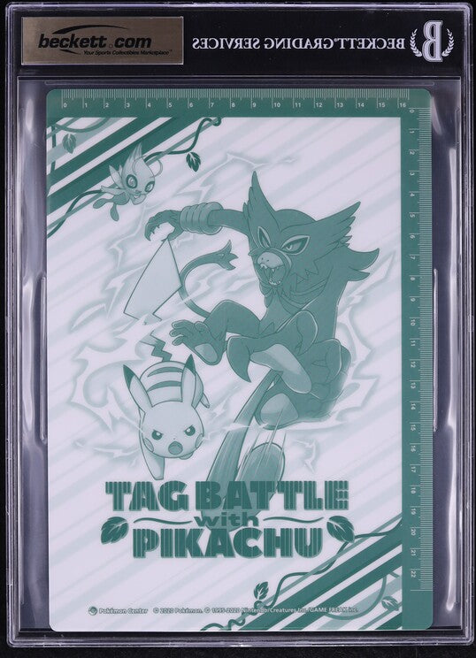 2020 POKEMON CELEBI ZARUDE PIKACHU PENCIL BOARD BGS 9.5