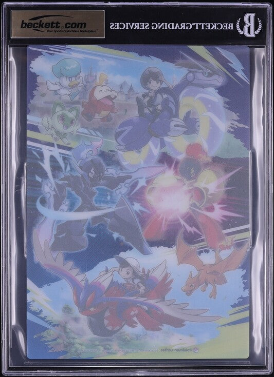 2023 POKEMON QUAXLY FUECOCO SPRIGATITO PENCIL BOARD BGS 10