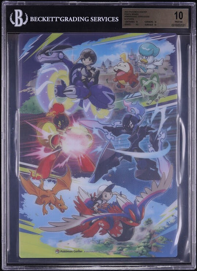 2023 POKEMON QUAXLY FUECOCO SPRIGATITO PENCIL BOARD BGS 10