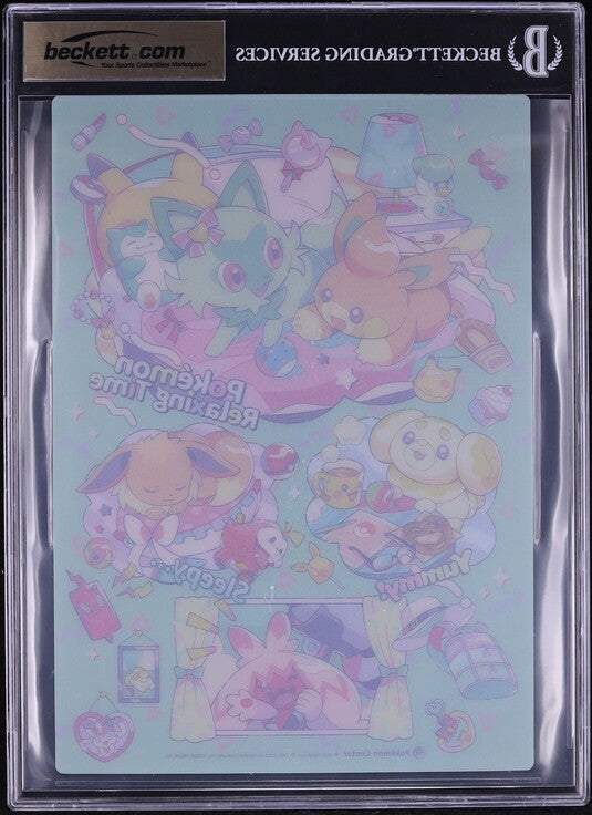 2023 POKEMON PAWMI SPRIGATITO EEVEE PENCIL BOARD BGS 10