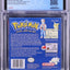 1999 POKEMON BLUE VERSION NINTENDO GAME BOY GB CGC 7.5 CIB