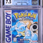 1999 POKEMON BLUE VERSION NINTENDO GAME BOY GB CGC 7.5 CIB