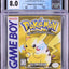1999 POKEMON YELLOW VERSION NINTENDO GAME BOY GB CGC 8.0 CIB