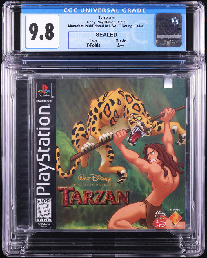 1999 TARZAN SONY PLAYSTATION 1 PS1 CGC 9.8 A++ SEALED