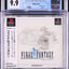 2002 FINAL FANTASY JAPANESE PLAYSTATION 1 PS1 CGC 9.9 A++ SEALED