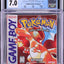 1998 POKEMON RED VERSION NINTENDO GAME BOY GB CGC 7.0 CIB