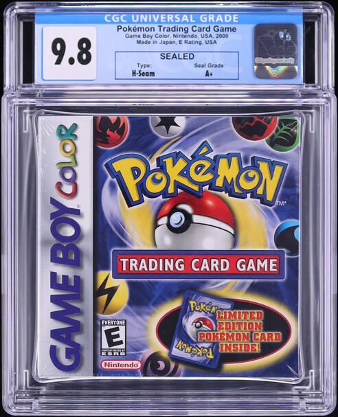 2000 POKEMON TRADING CARD GAME NINTENDO GAME BOY COLOR GBC CGC 9.8 A+ SEALED
