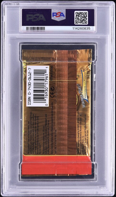 2002 POKEMON EXPEDITION BASE SET VENUSAUR BOOSTER PACK PSA 7