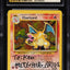 1999 POKEMON BASE SET HOLO CHARIZARD #4 ARITA AUTO CGC 8