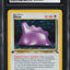 1999 POKEMON FOSSIL 1ST EDITION HOLO DITTO #3 CGC 9.5 MINT+