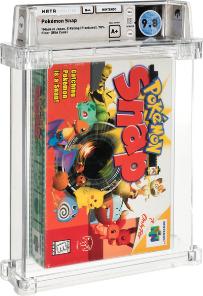 1999 POKEMON SNAP NINTENDO 64 N64 WATA 9.8 A+ SEALED *POP 1 HIGHEST GRADE*
