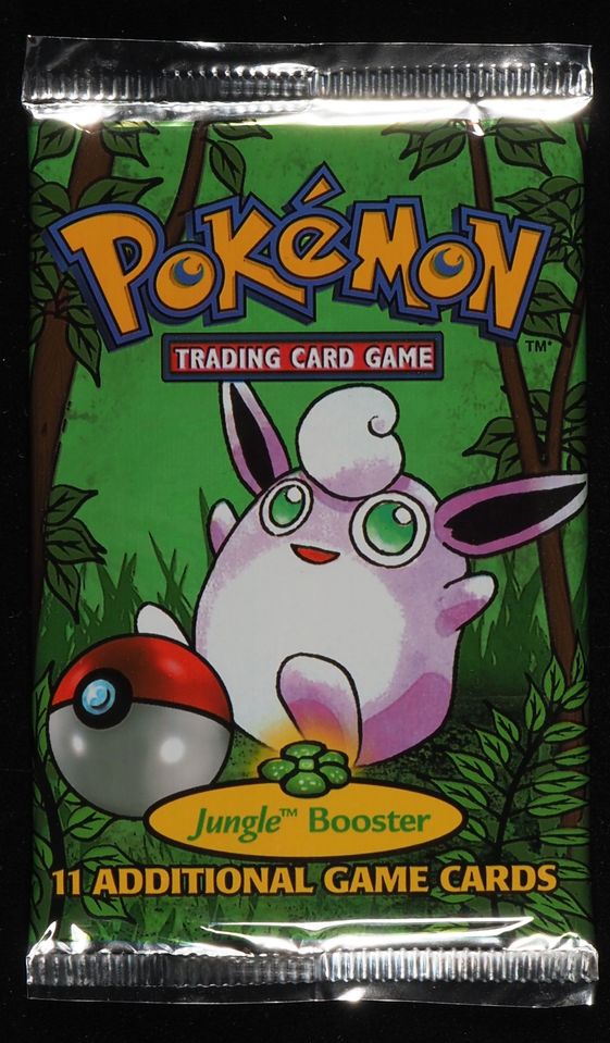 1999 POKEMON JUNGLE WIGGLYTUFF BOOSTER PACK SEALED *GENERIC IMAGE*