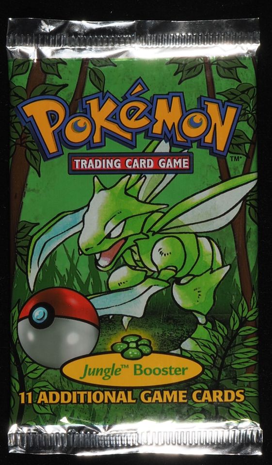 1999 POKEMON JUNGLE SCYTHER BOOSTER PACK SEALED *GENERIC IMAGE*