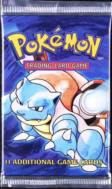 1999 POKEMON BASE SET BLASTOISE BOOSTER PACK SEALED